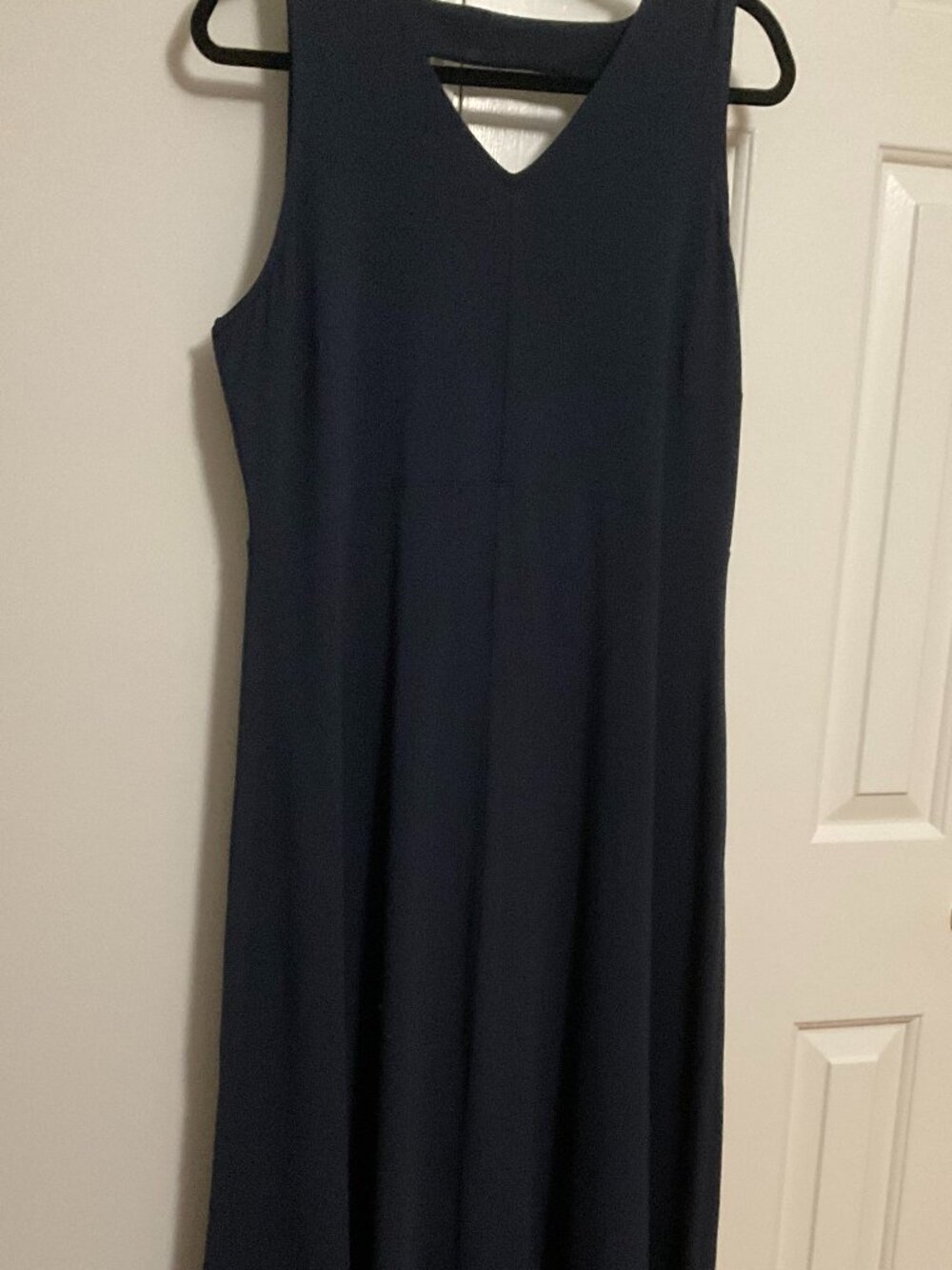 Talbots Navy Sleeveless Maxi Dress Size XL NWT